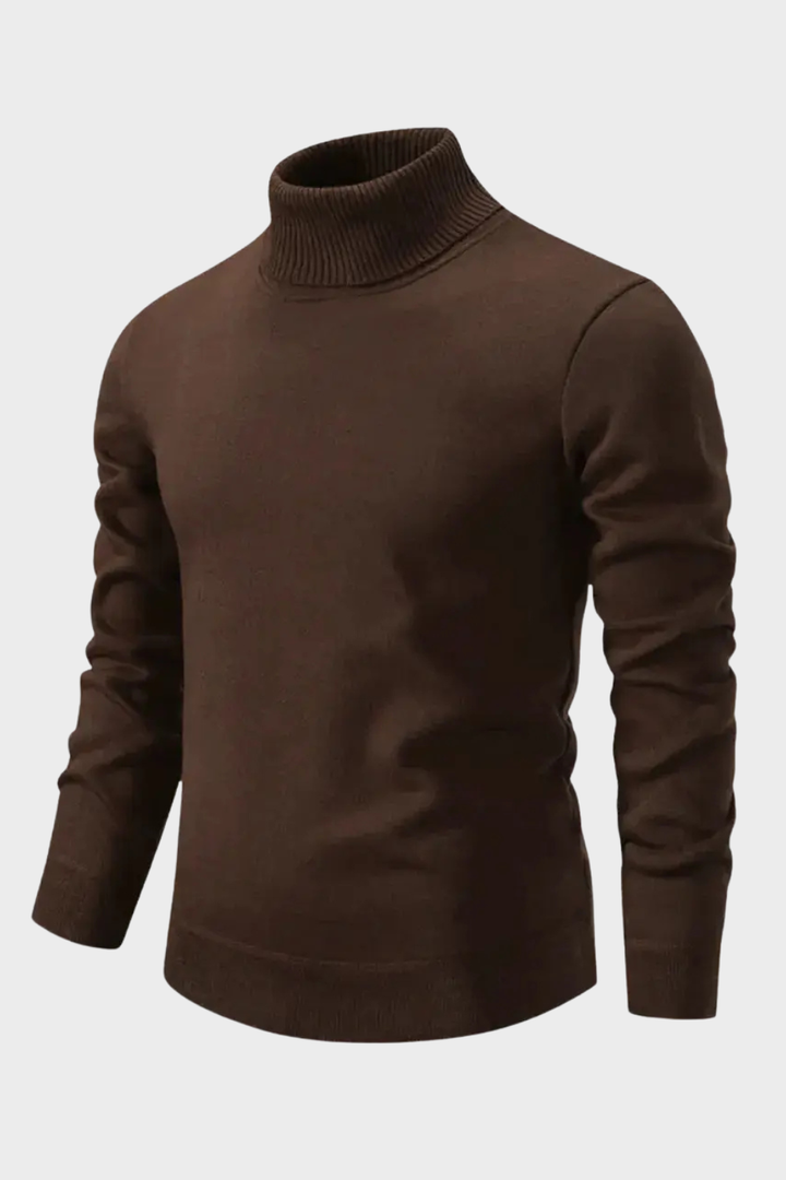 Men's Turtleneck Sweater | Slim Basic Cut
