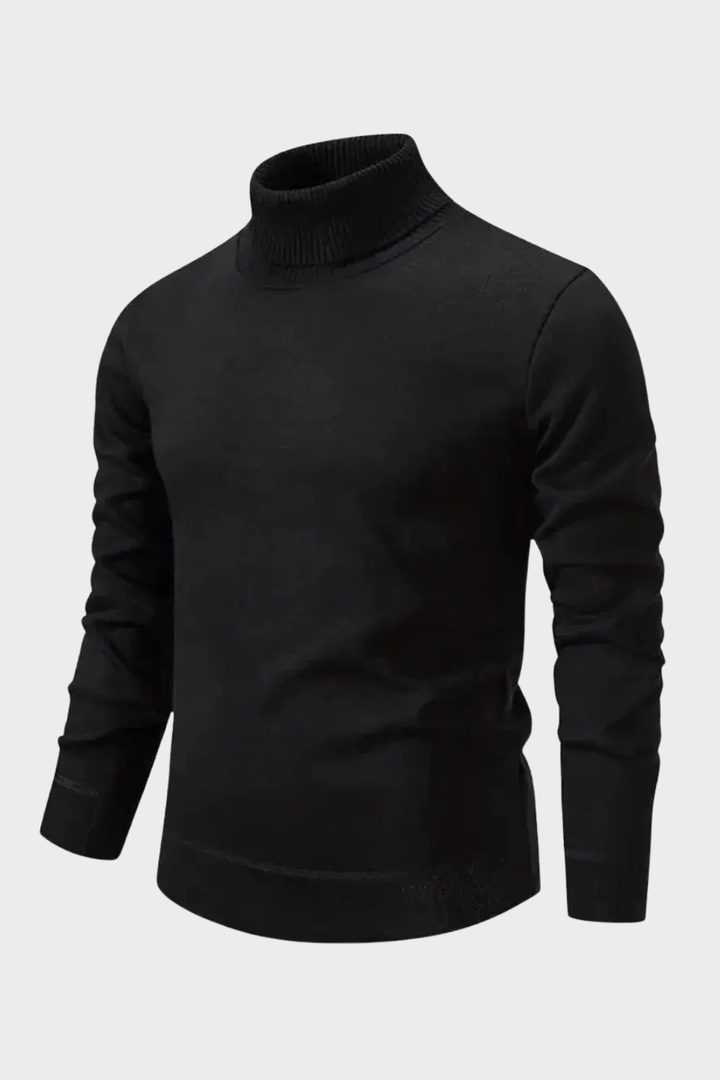 Men's Turtleneck Sweater | Slim Basic Cut