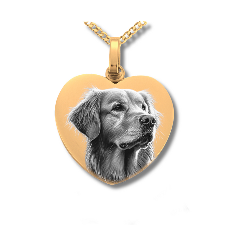 "Faithful Companion" Necklace with Image Engraving