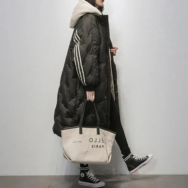 Women's Elegant Hooded Winter Puffer Jacket