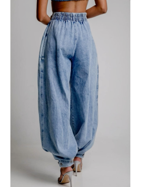 Genoveffa Chic Denim Jeans, view 2 - Elena Harper