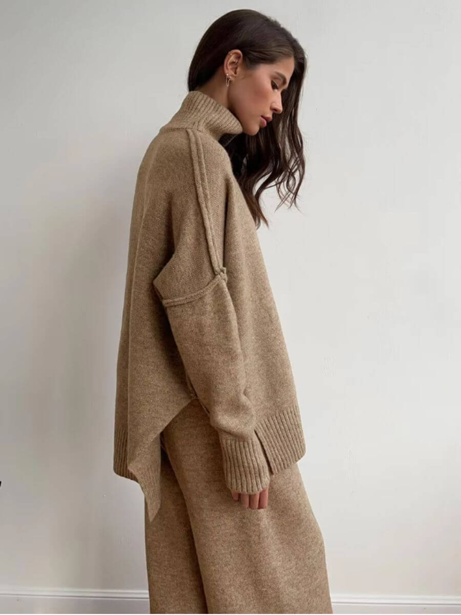 Anne - Turtleneck Knit Set