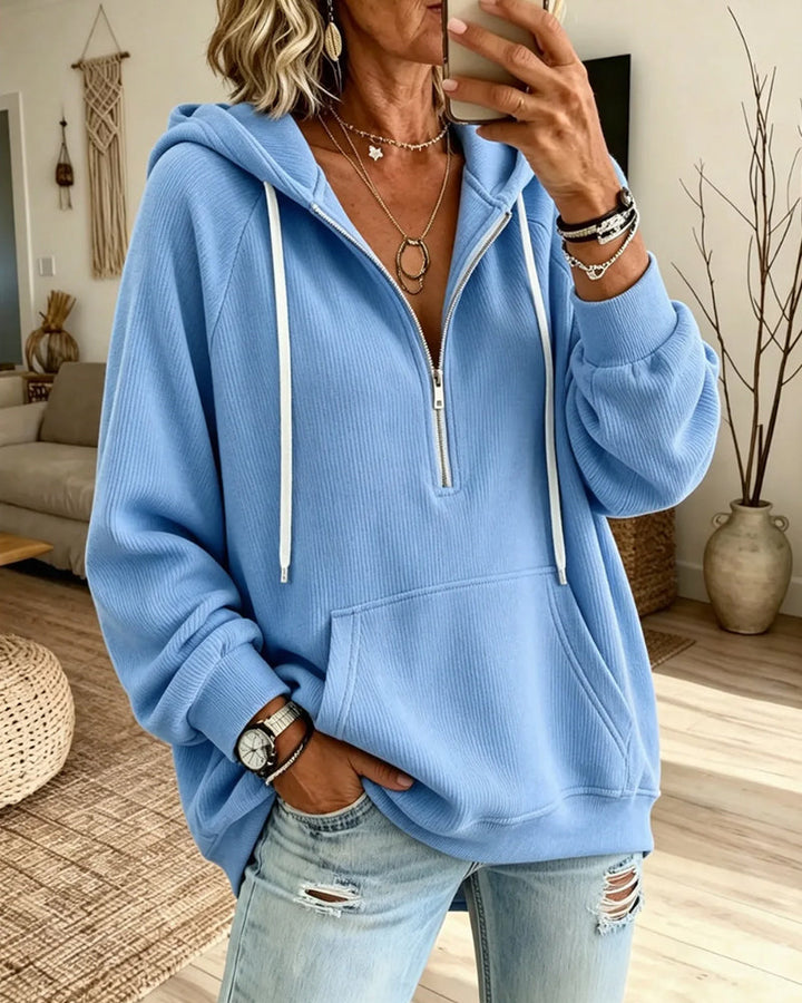 Women's Hoodie | Half Zip & Hood