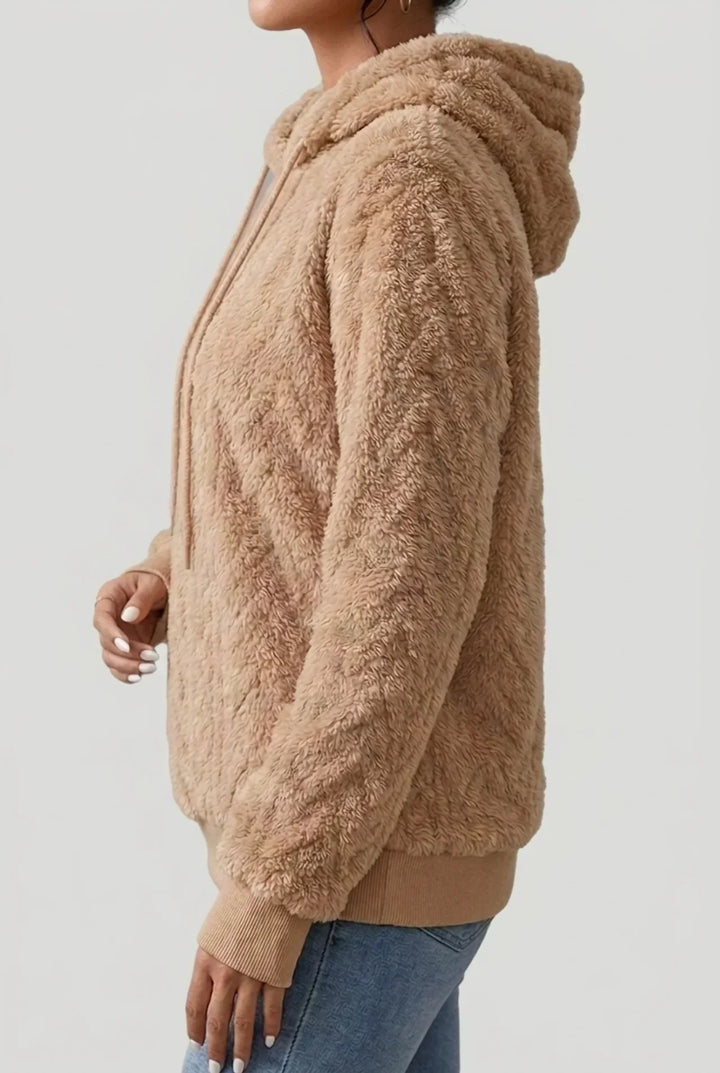Women's Hoodie | Soft and Cozy with Cable Knit Texture