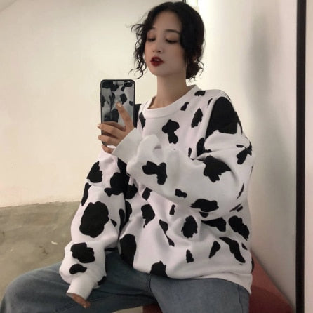 Hoodie Women | Oversized with Statement Print