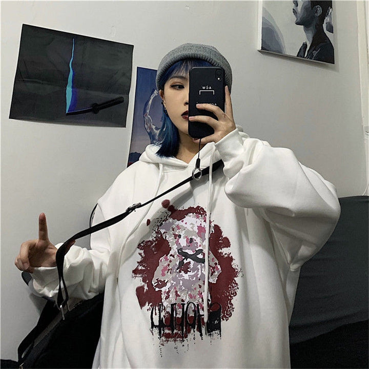 Hoodie Women | Oversized with Statement Print