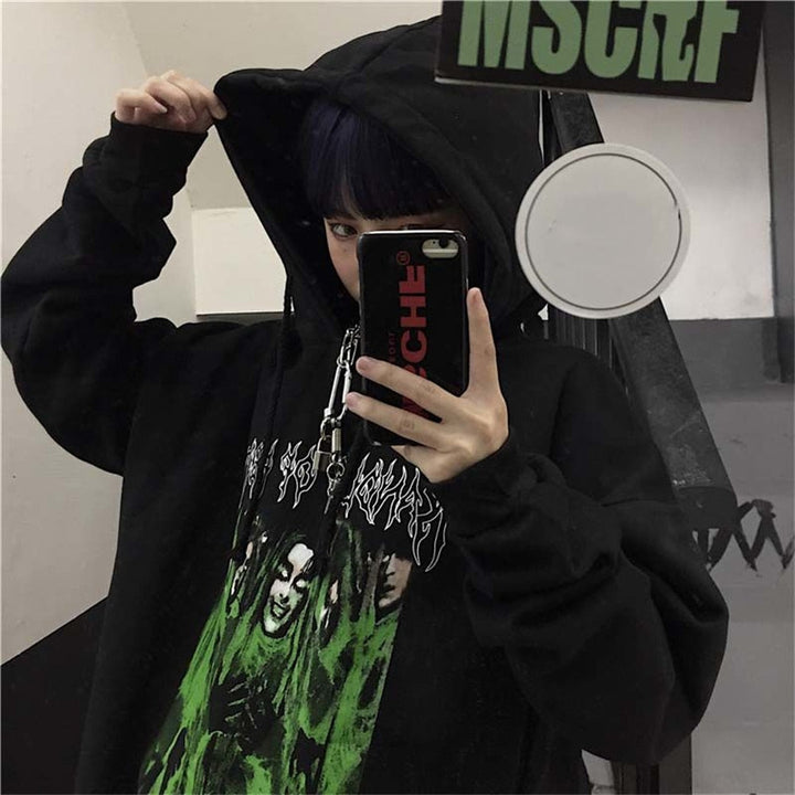 Hoodie Women | Oversized with Statement Print