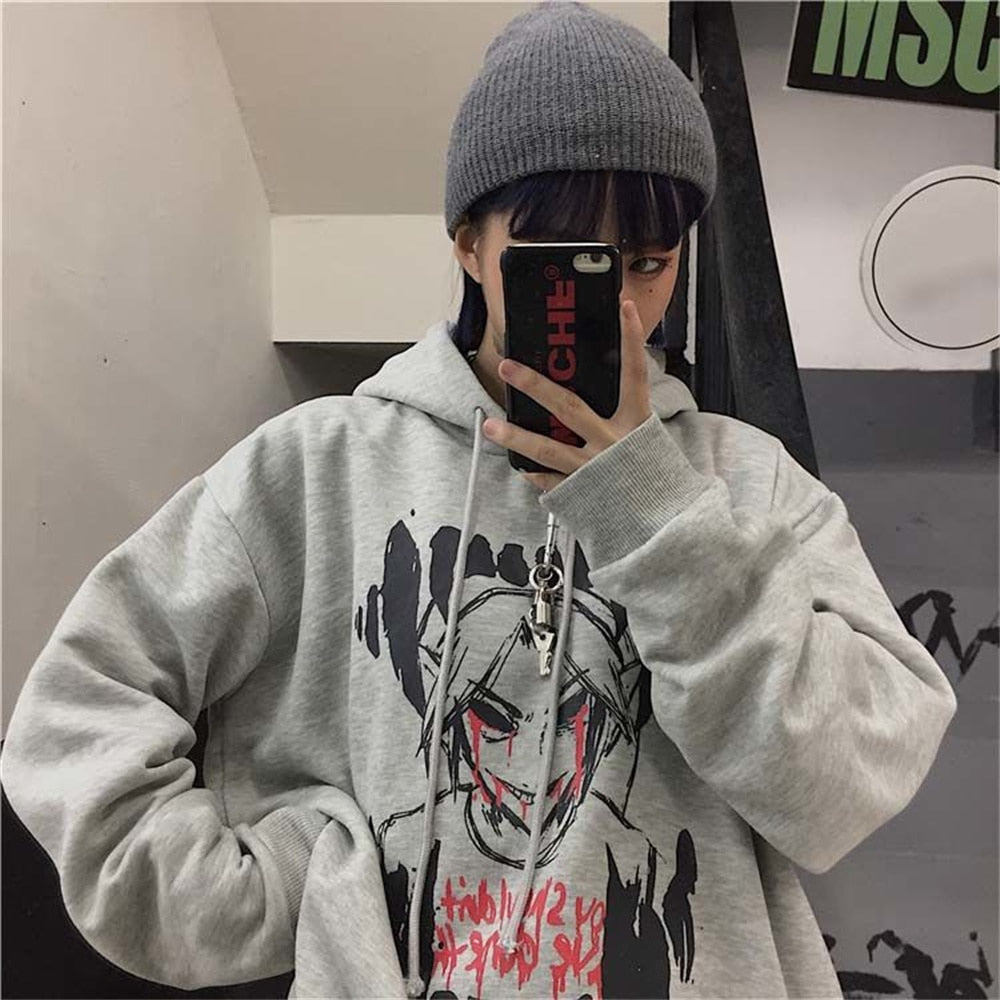 Hoodie Women | Oversized with Statement Print