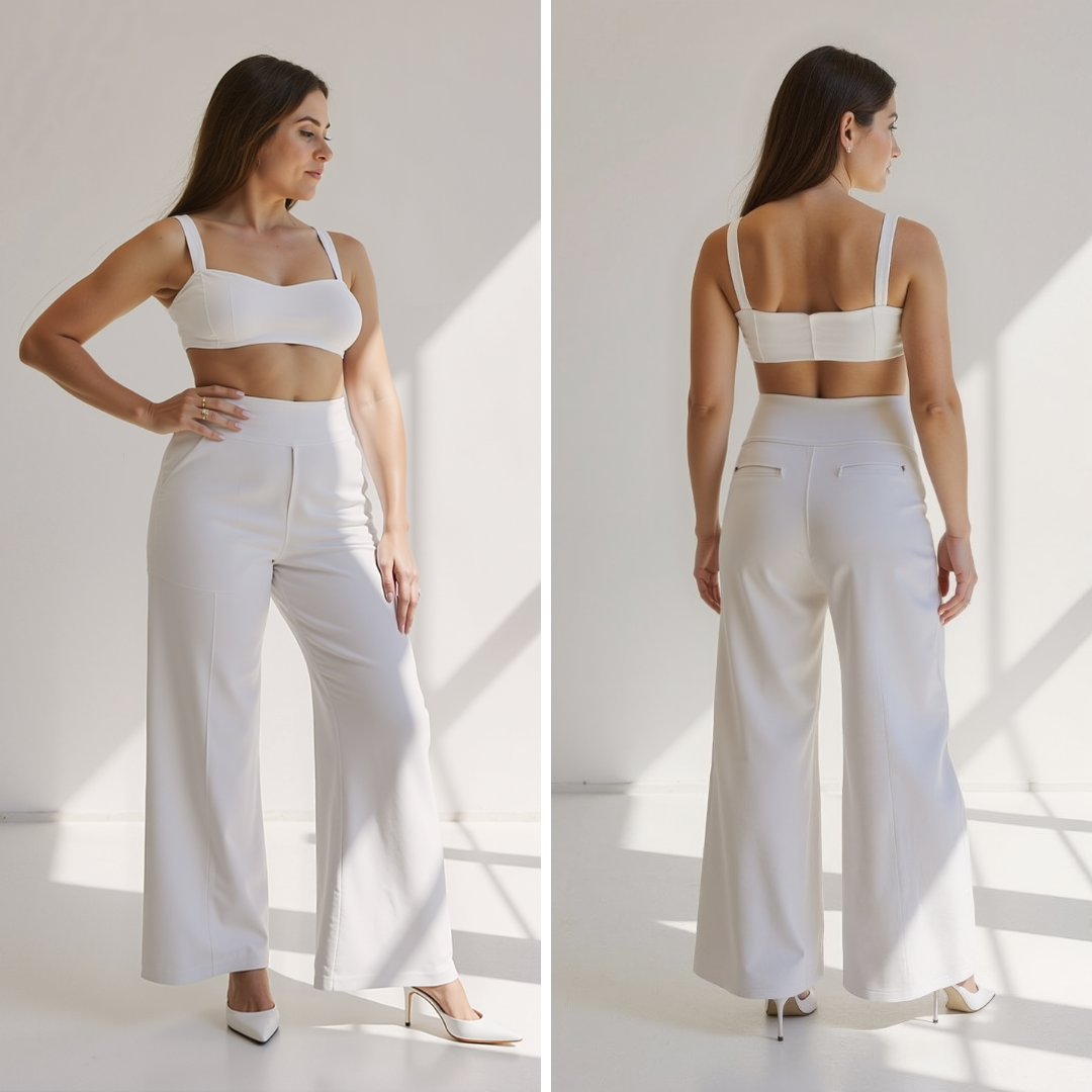 Women's Trousers | High Waist & Shaping Effect