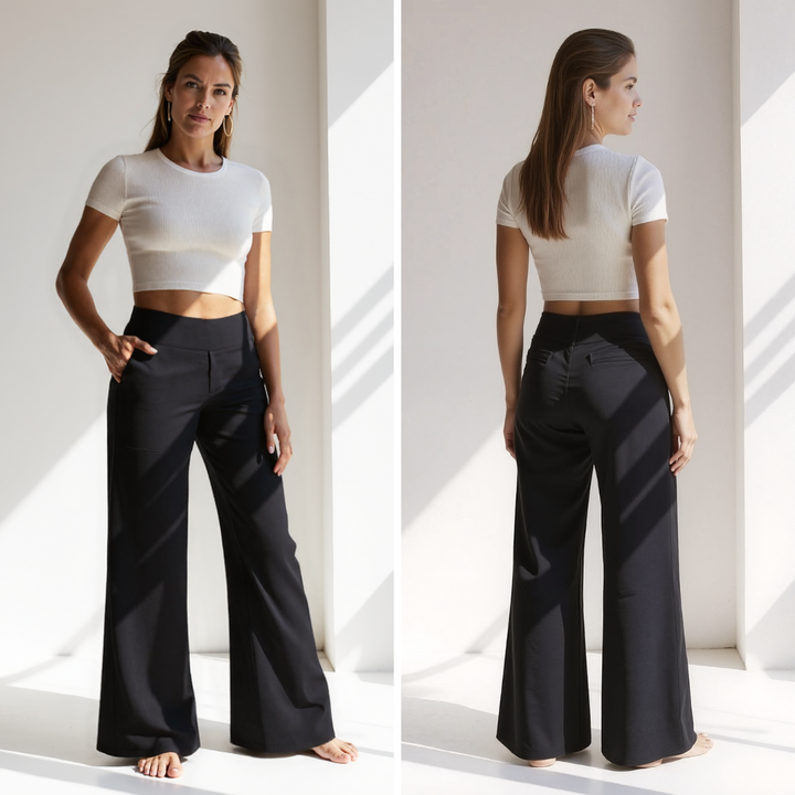 Women's Trousers | High Waist & Shaping Effect