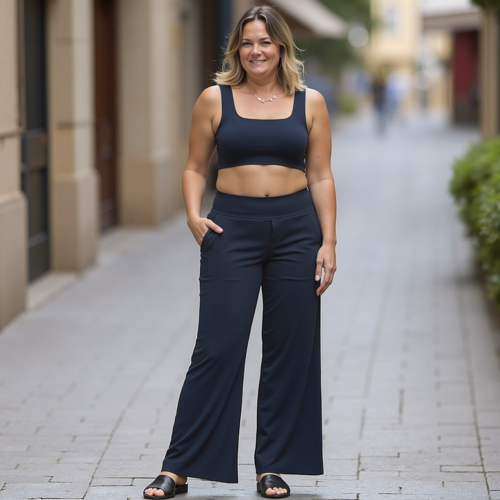 Women's Trousers | High Waist & Shaping Effect