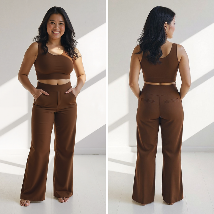 Women's Trousers | High Waist & Shaping Effect