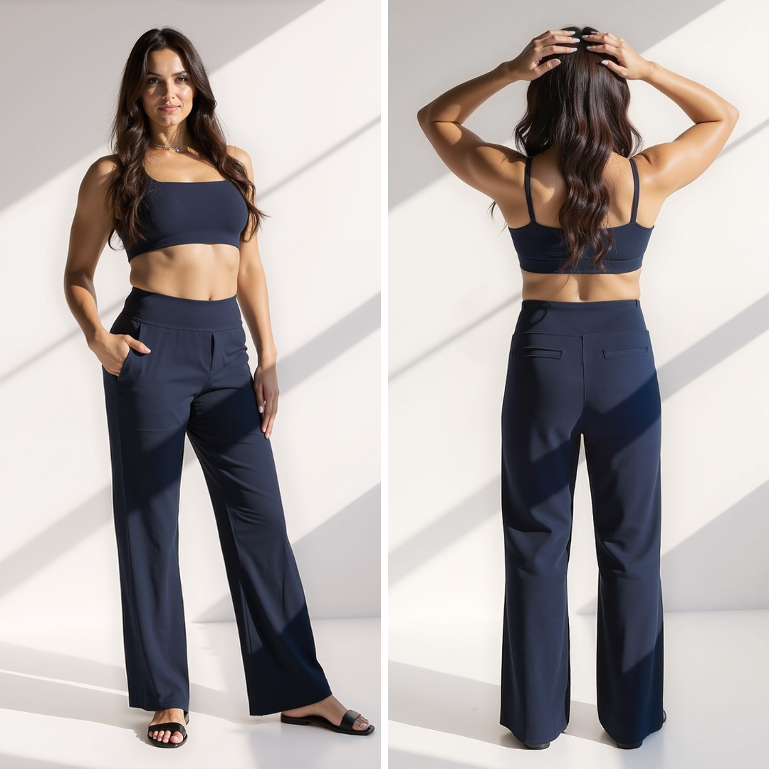 Women's Trousers | High Waist & Shaping Effect