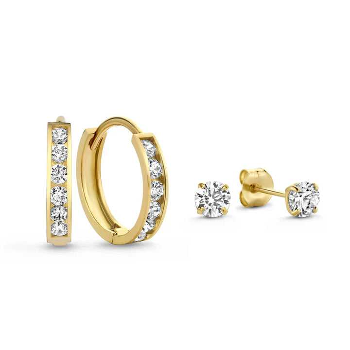 Syrenellee™  |  Earrings Set 14k Gold