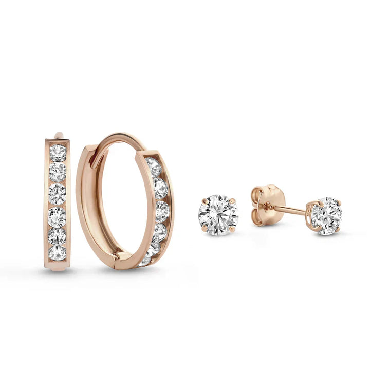 Syrenellee™  |  Earrings Set 14k Gold