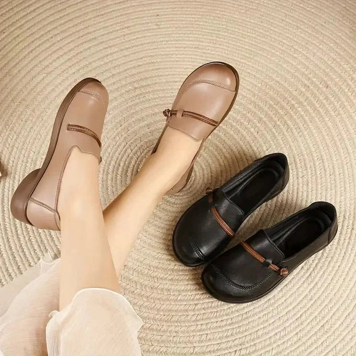 Natala Soft Suede Loafers - Elena Harper
