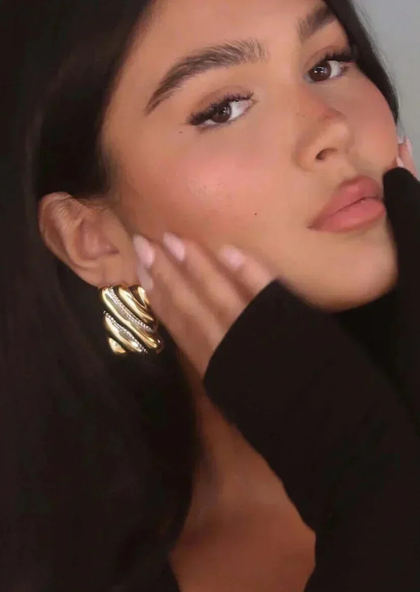 Seren Vintage Rectangular Studs