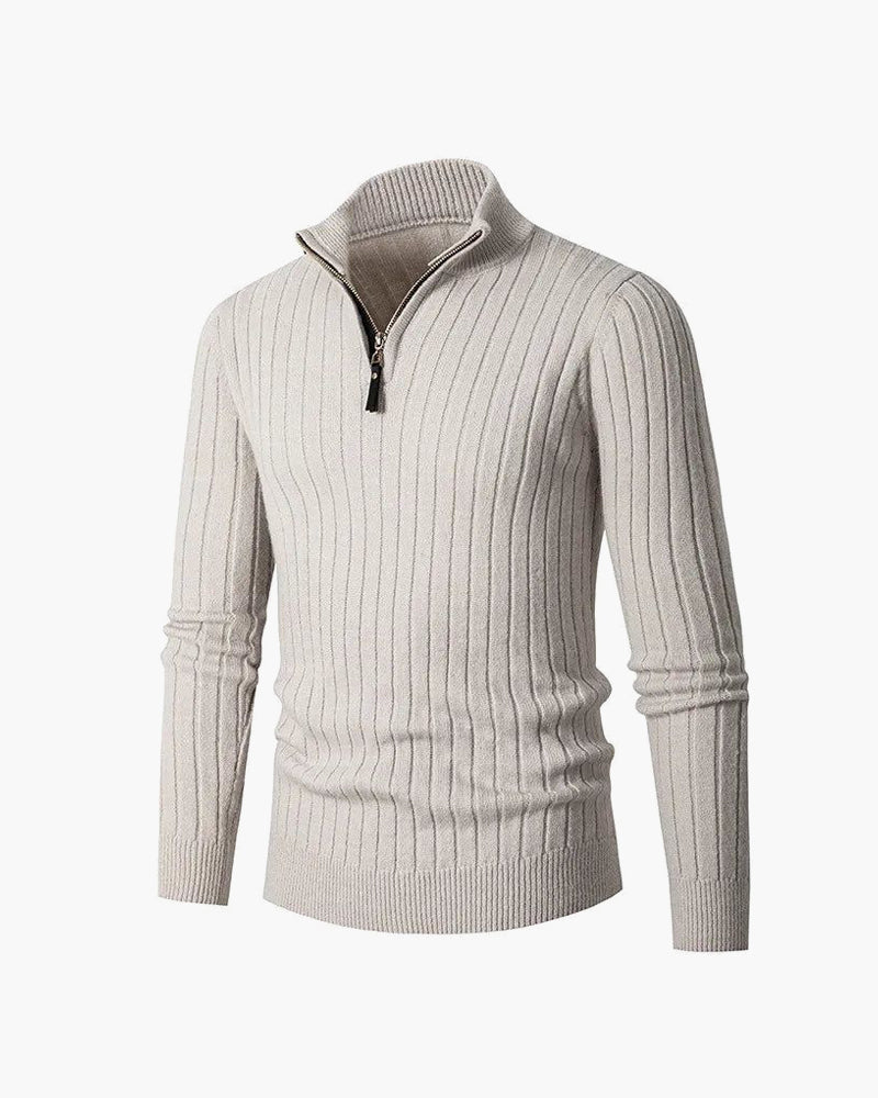 Finn™  |  Collar Half Zip Sweater