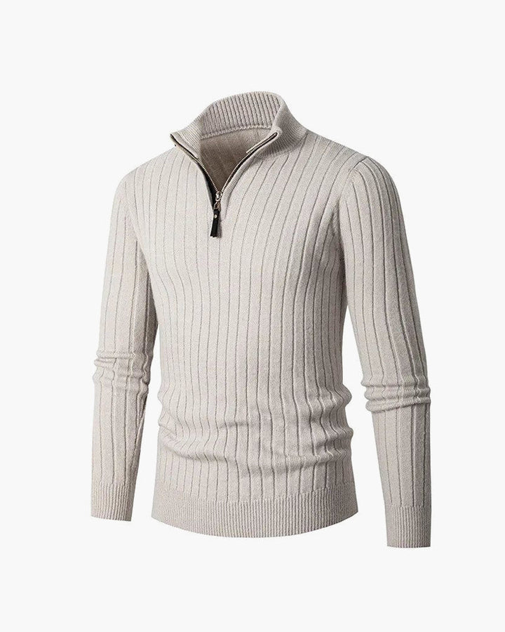 Finn™  |  Collar Half Zip Sweater