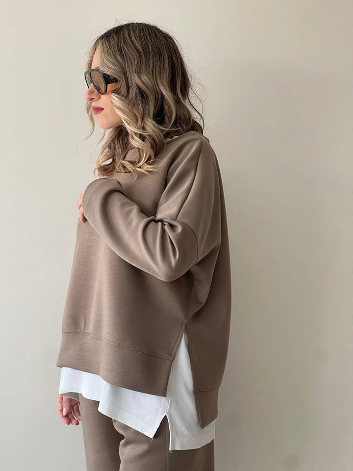 Glaminda Modern Oversized Tracksuit, view 10 - Elena Harper
