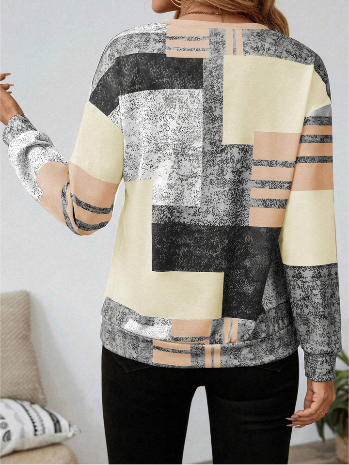 CHANDRIA – MODERN ZIP FRONT BLOUSE