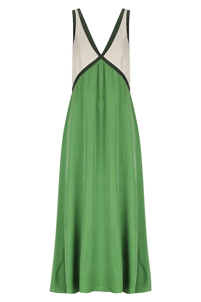 Renata V-Neck Dress - Elena Harper