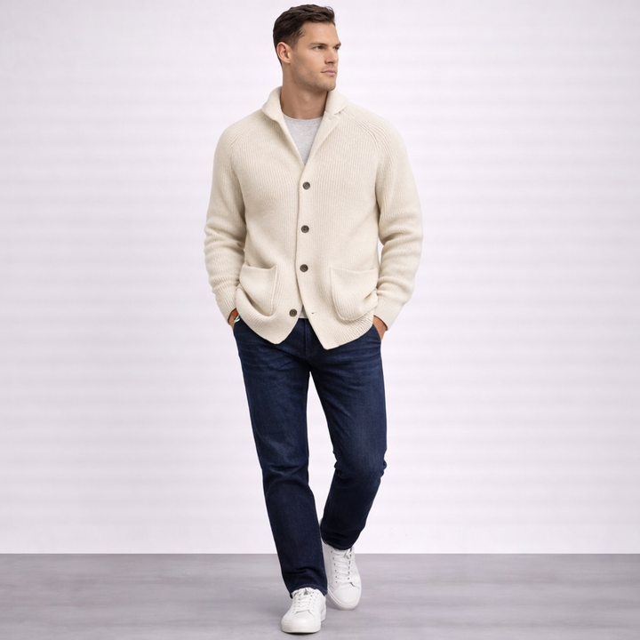 LAURENT MONACO | SHAWL COLLAR VEST FOR MEN