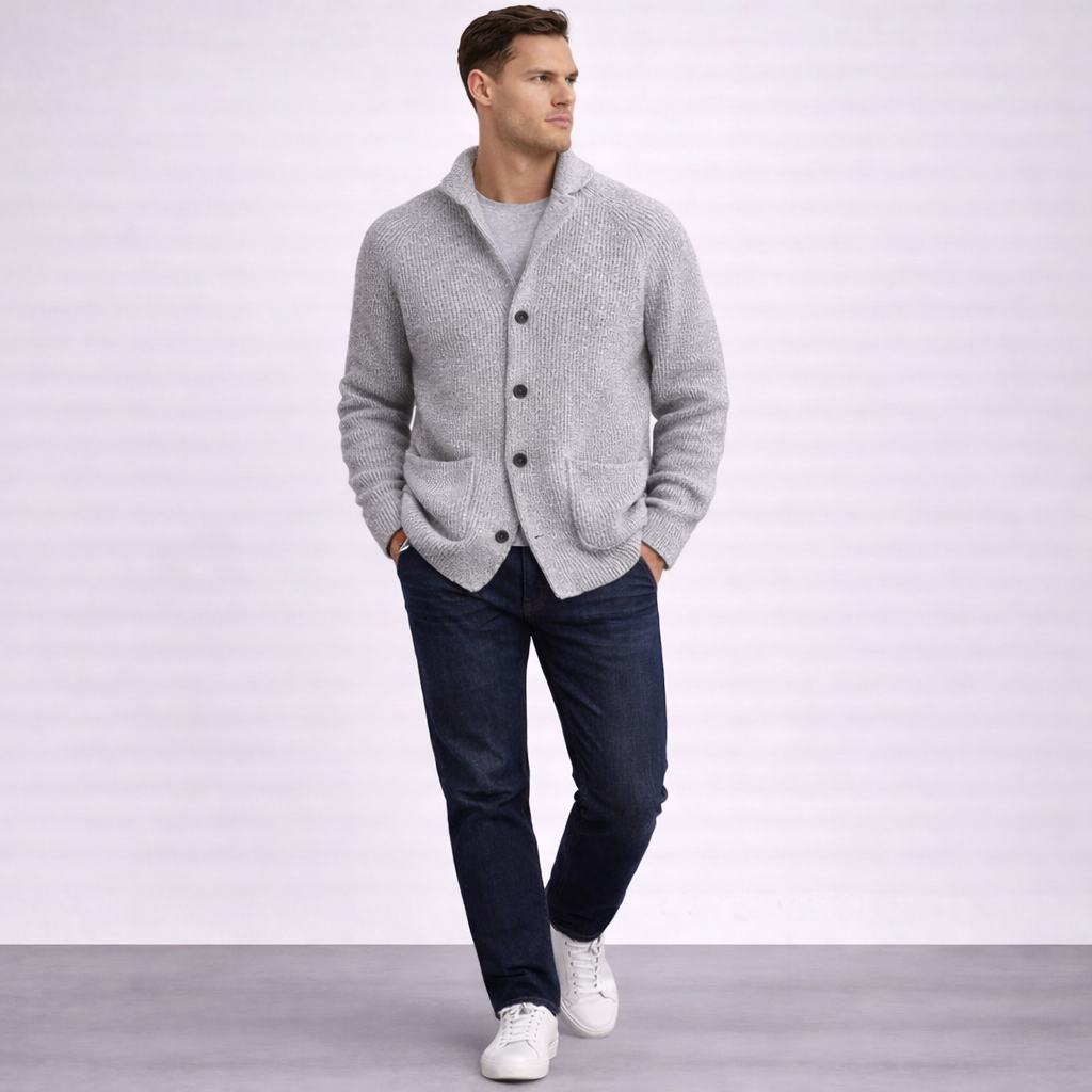 LAURENT MONACO | SHAWL COLLAR VEST FOR MEN