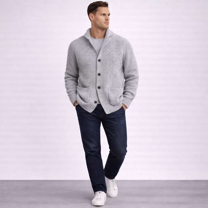 LAURENT MONACO | SHAWL COLLAR VEST FOR MEN