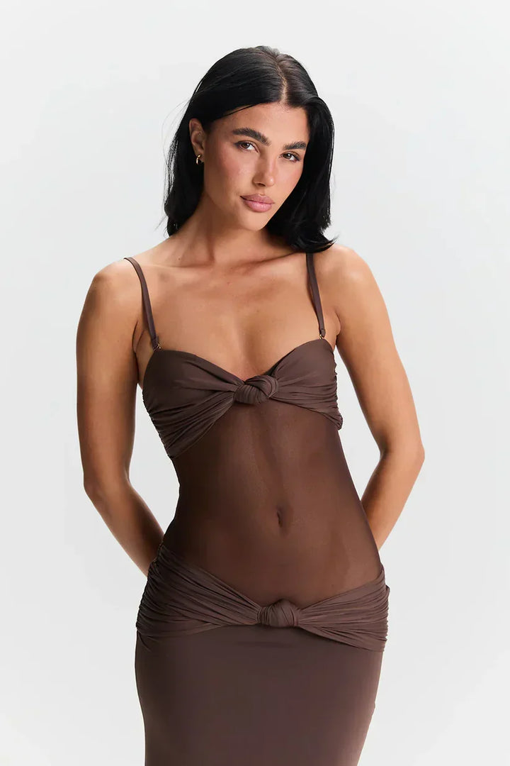 Zola | Detachable Straps Maxi Dress
