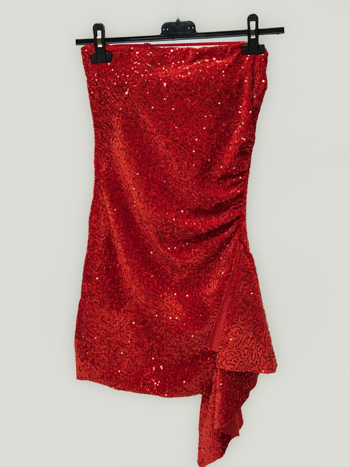 Tessa™  |  Sequin Dress One-Shoulder Fitted