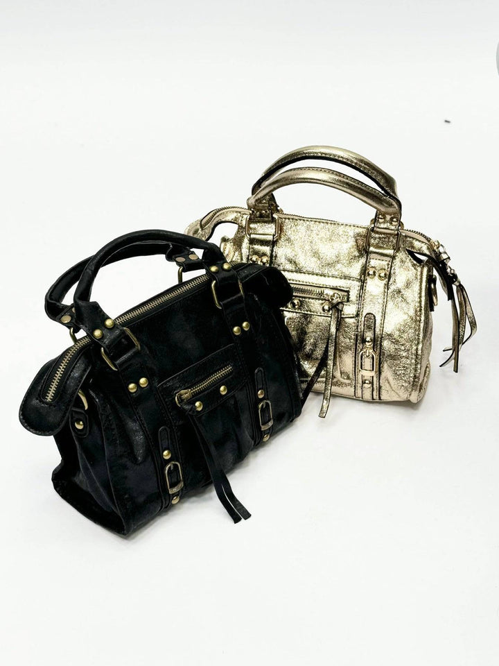 Genuine leather Lize™ handbag by Emma & Rose Cape Town, stylish borse with sleek design and top handle.