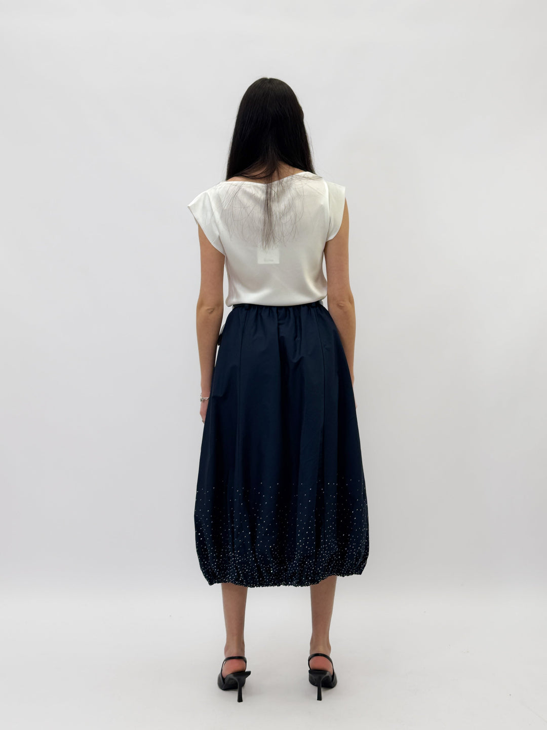 Charlize™  |  Balloon Skirt Rhinestones Belt