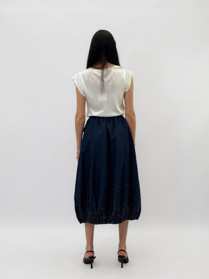 Charlize™  |  Balloon Skirt Rhinestones Belt