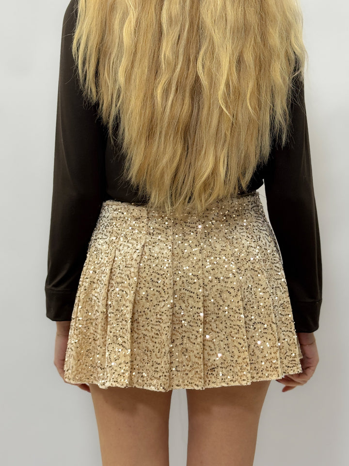Hester™  |  Sequin Mini Skirt Effect