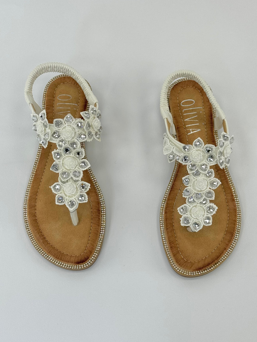 Mieke™  |  Jewelled Flip-flops