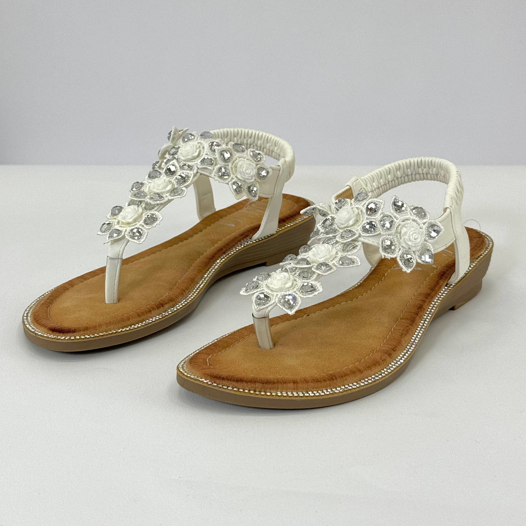 Mieke™  |  Jewelled Flip-flops