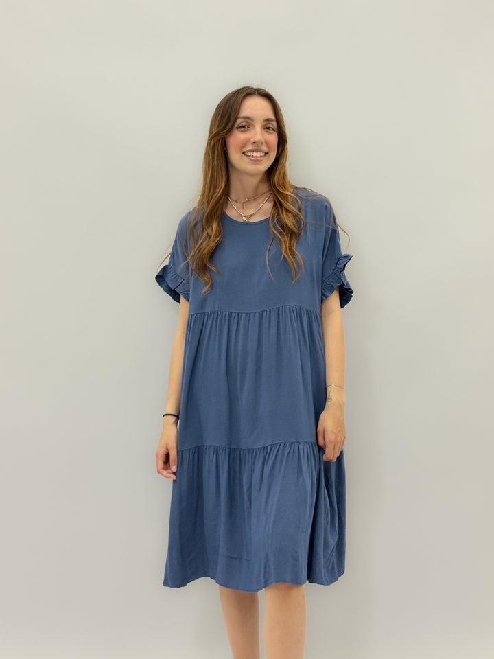 Yvette™  |  Flared Dress Ruffled Sleeves