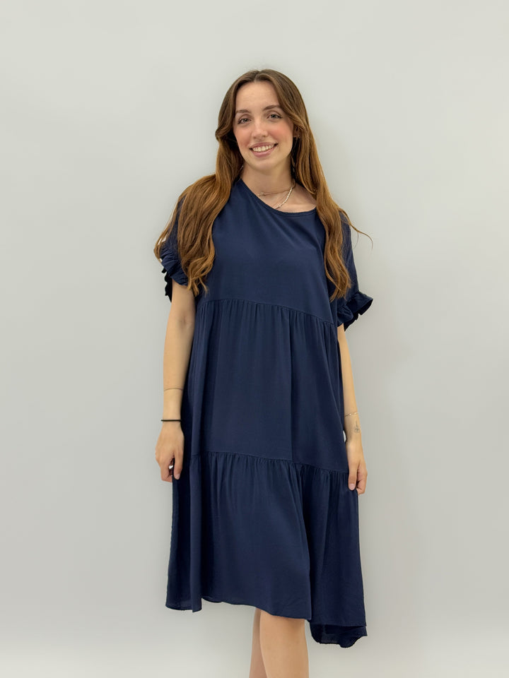 Yvette™  |  Flared Dress Ruffled Sleeves