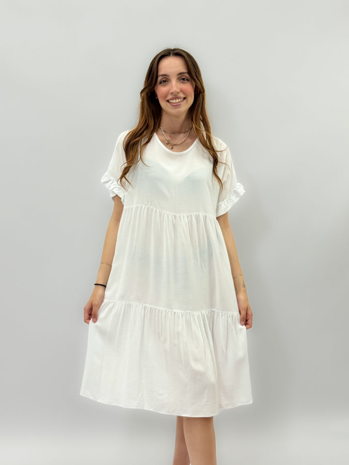 Yvette™  |  Flared Dress Ruffled Sleeves