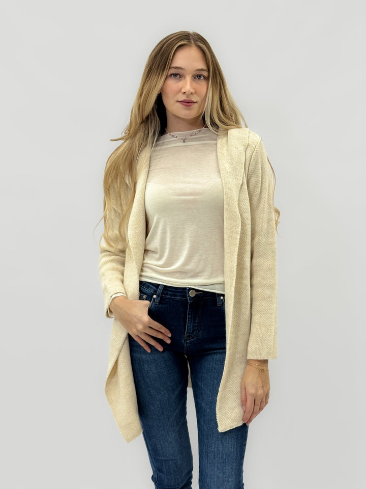 Heleen™  |  Soft Hooded Cardigan Colour
