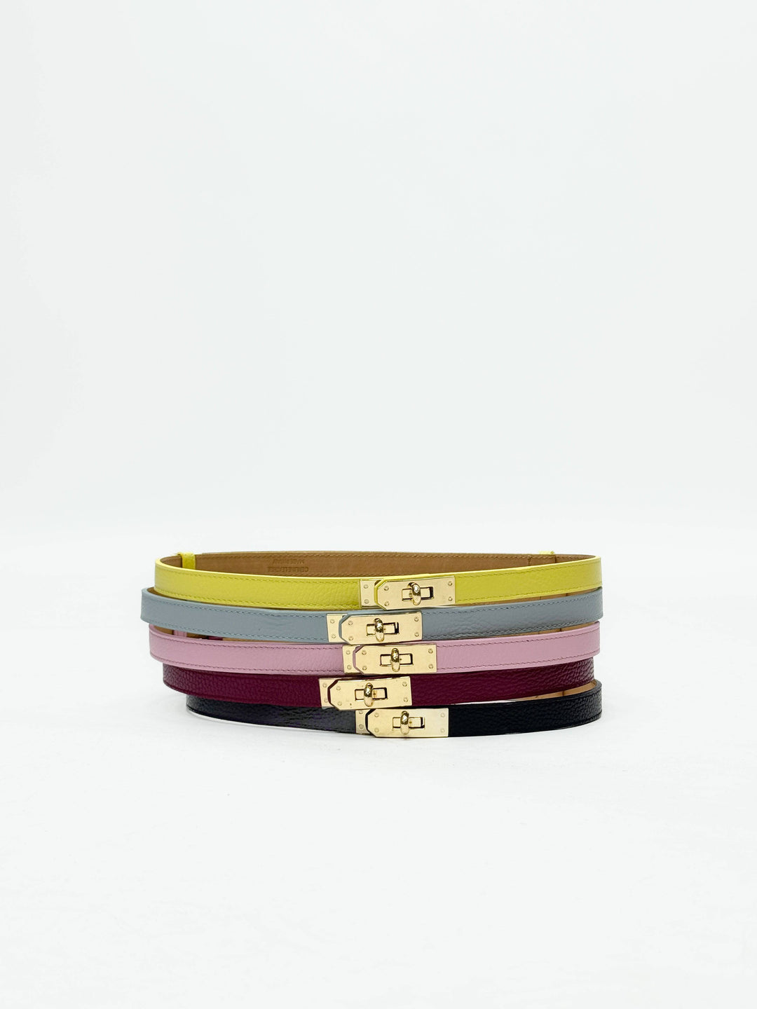 Emma & Rose Cape Town Kees™ genuine leather belt buckle accessory with detailed metal design.