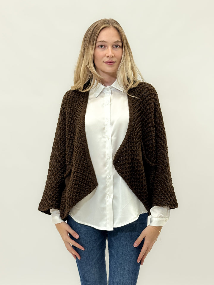 Yvette™  |  Chunky Knit soft luxurious fabrics Cardigan