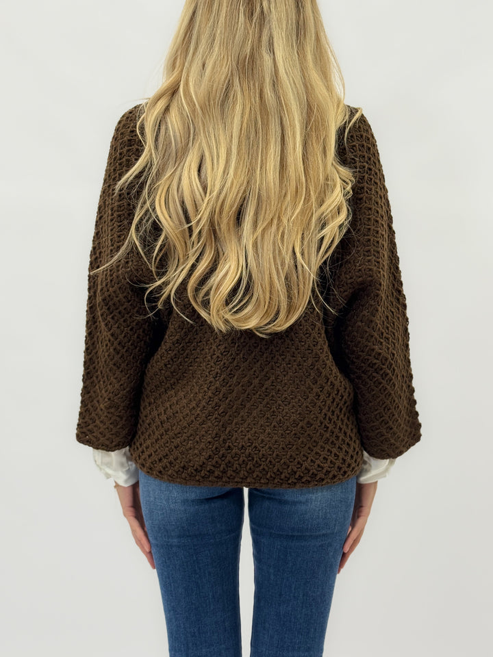 Franziska™  |  Chunky Knit soft luxurious fabrics Cardigan