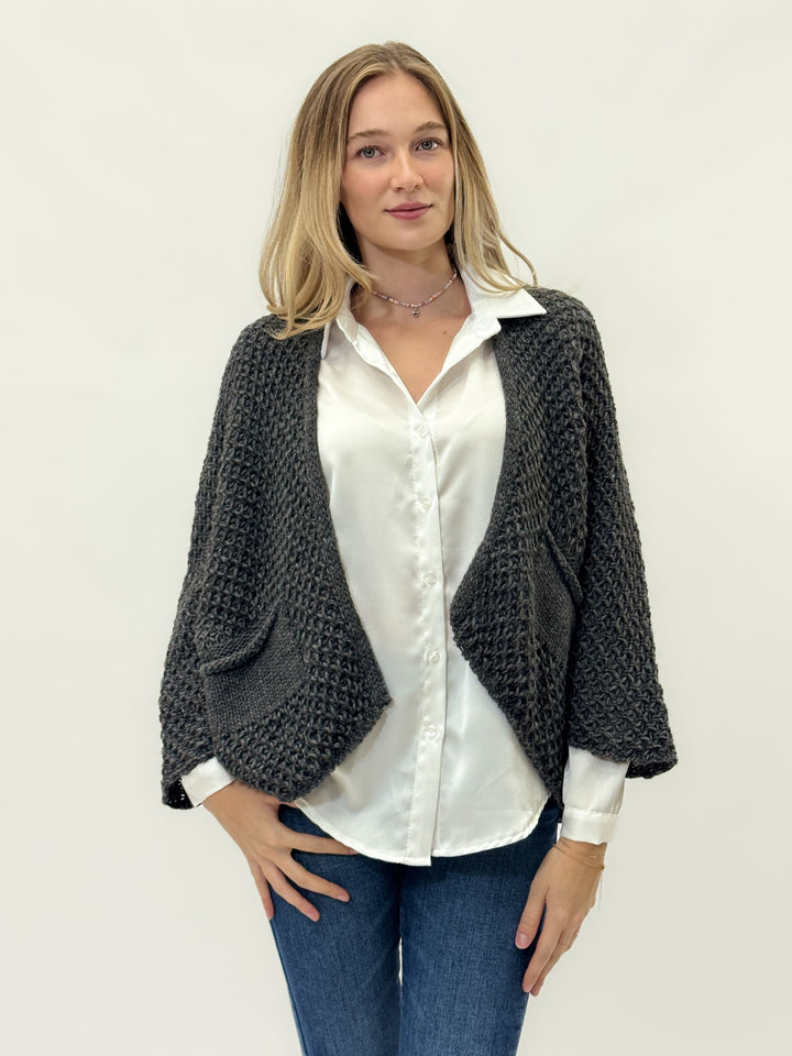 Yvette™  |  Chunky Knit soft luxurious fabrics Cardigan