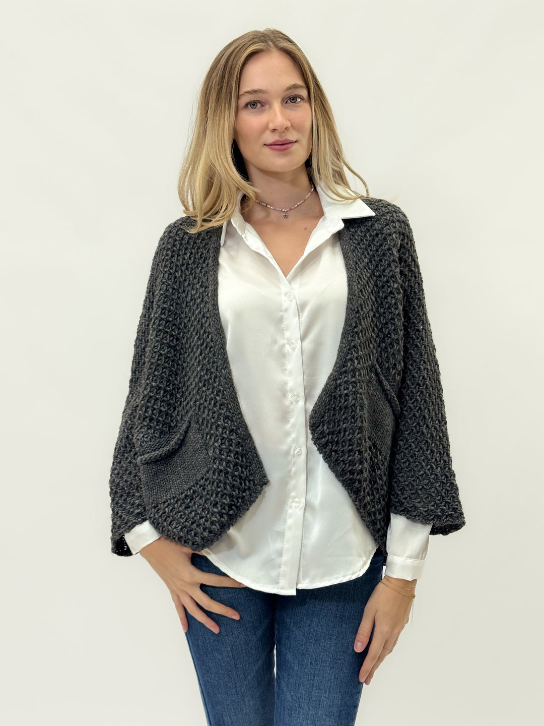 Franziska™  |  Chunky Knit soft luxurious fabrics Cardigan