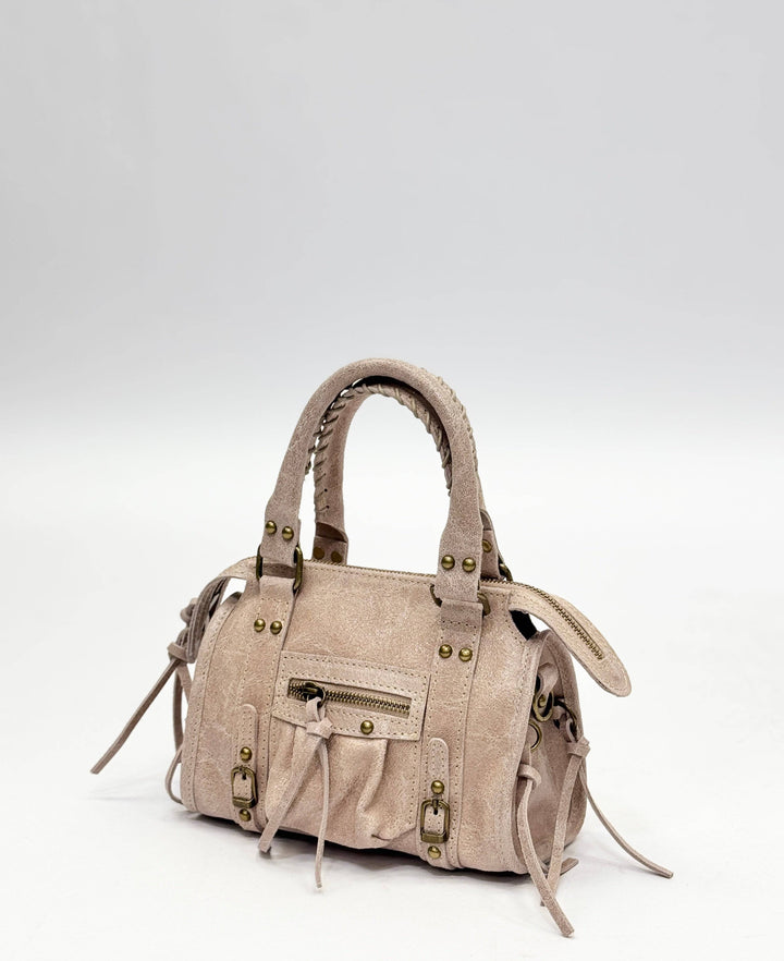 Genuine leather Daniëlle™ Borsa by Emma & Rose Cape Town, stylish Italian leather handbag with elegant design.