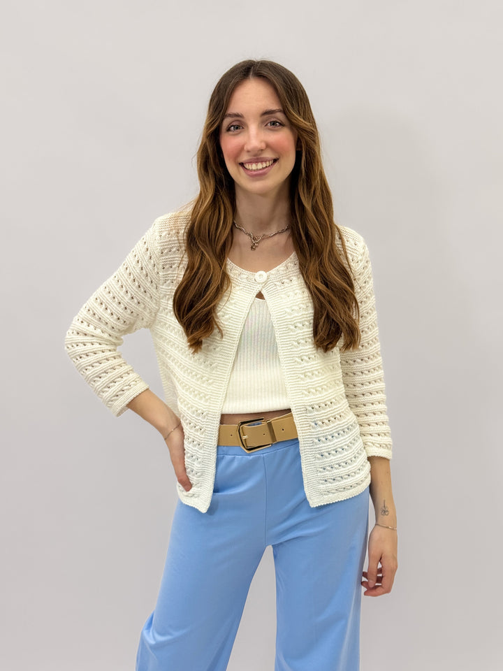 Yolande™  |  soft luxurious fabrics Cardigan Spring Knit