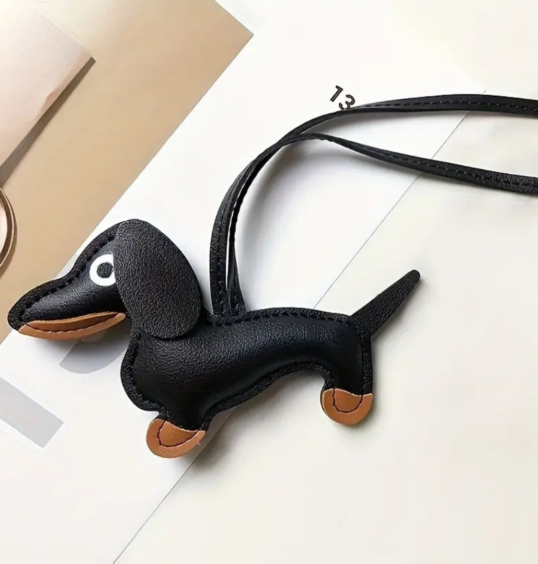 Charlize™  |  Dachshund-Shaped Bag Charm
