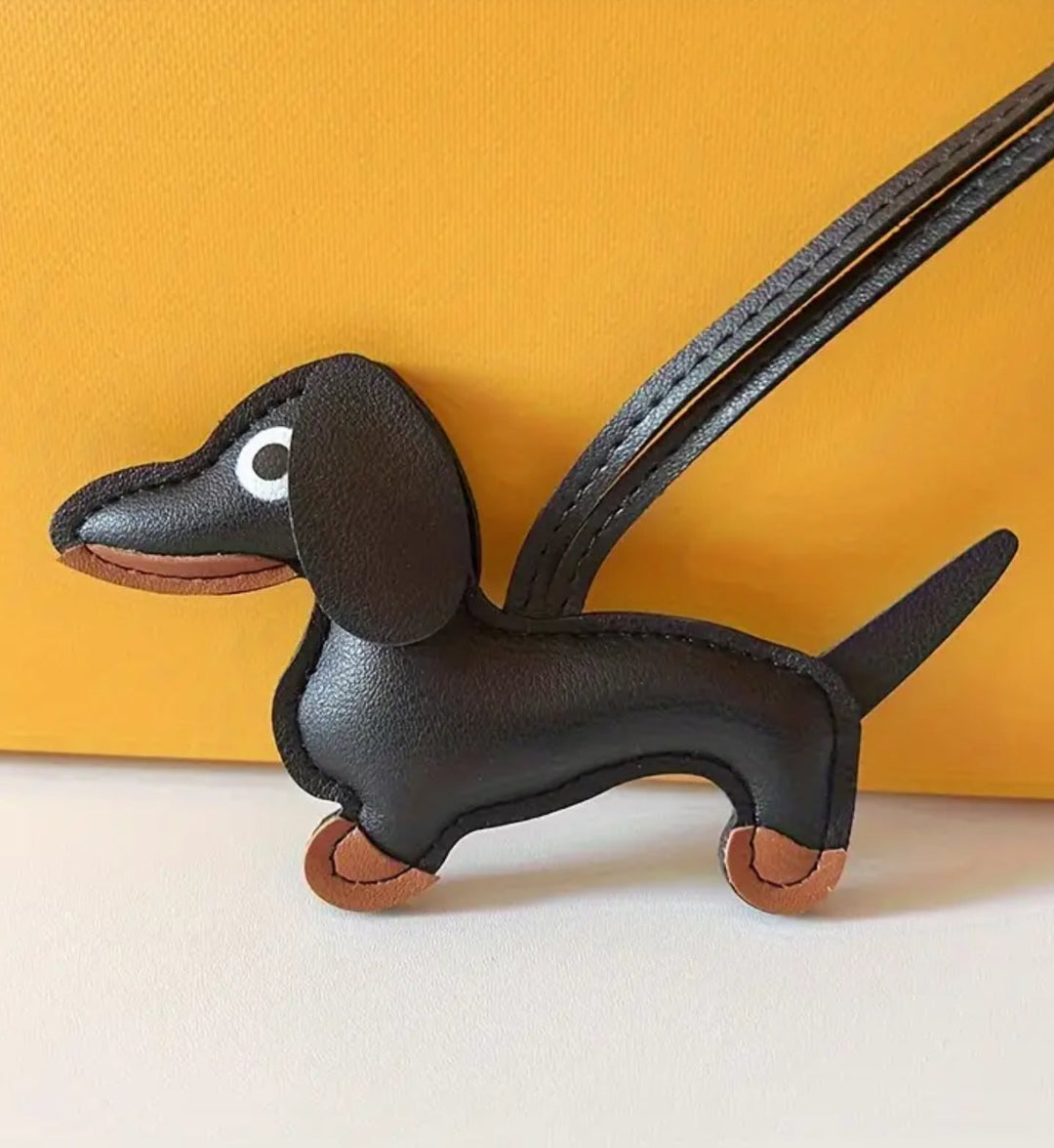 Charlize™  |  Dachshund-Shaped Bag Charm